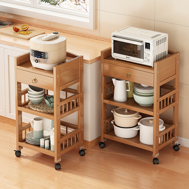 廚房多功能置物架家用多層收納架落地式鍋蓋調料品碗盤碟儲物架子