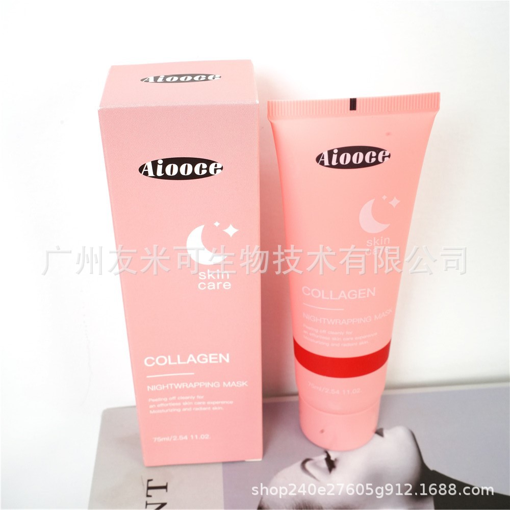 Aiooce Cross-Border Collagen Mask Collagen Peel-Off Mask Smear-On Night Sleep Mask
