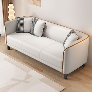 Sofa Small Apartment Rental House Small Sofa Accessible Luxury Living Room Home Simple Modern Apartment Double Technology Cloth Sofa
