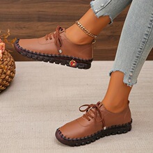 F 42663 Hand Stitched Flat Shoes �ֹ�����ƽ��Ь �羳ŷ��