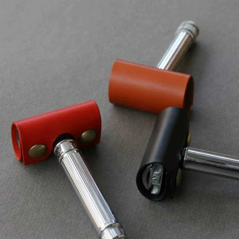 В наличии Чехол для ручной бритвы Винтажный кожаный чехол для бритвы Кожаный чехол для бритвы