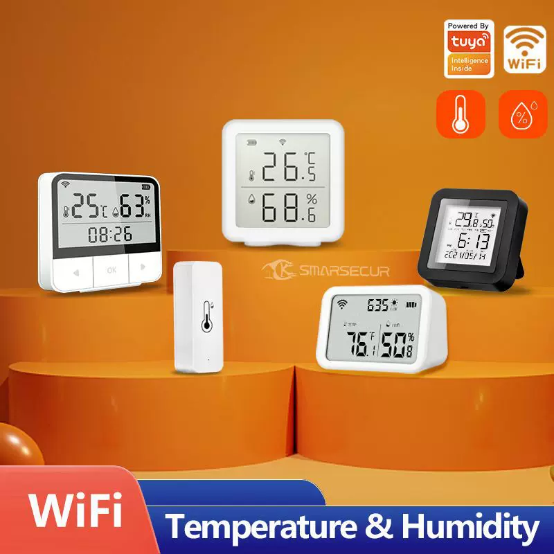 涂鸦智能WiFi温湿度传感器无线温湿度探测器智能家居蓝牙温度感应
