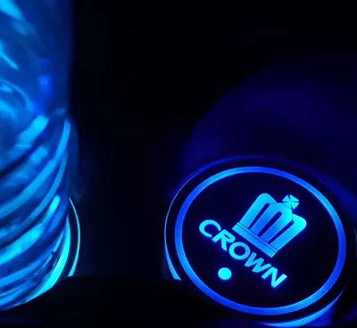 Car Atmosphere Light, Solar – Anti-slip mat - crown