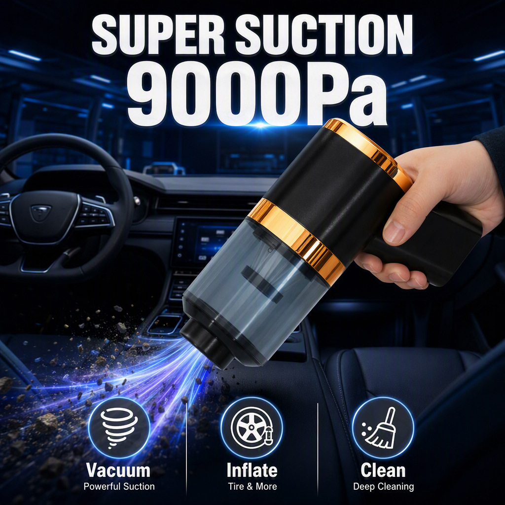 Car Wireless Vacuum Cleaner High Power High Suction Mini Handheld Car Household Indoor Small Electric Vacuum Cleaner