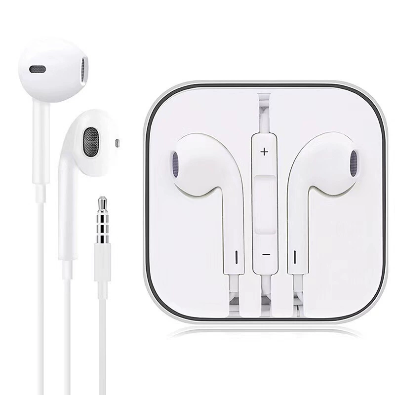Wired earphones model 611, universal 3.5 mm or Type‑C, inline mic and volume control