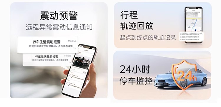 2026 New Model Car Dashcam, No Wiring Required, Dual Front and Rear Cameras, Remote 24-Hour Parking Monitoring