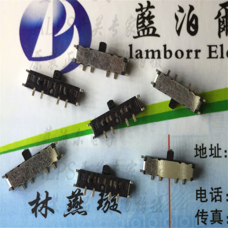 日本ALPS阿尔卑斯 SSSS812201 8脚3档 滑动开关 拨动开关按键