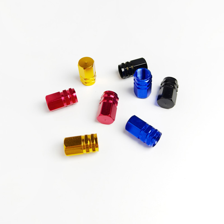 Car tire valve cap metal personalized valve cap bicycle aluminum alloy burst-resistant valve stem cap universal
