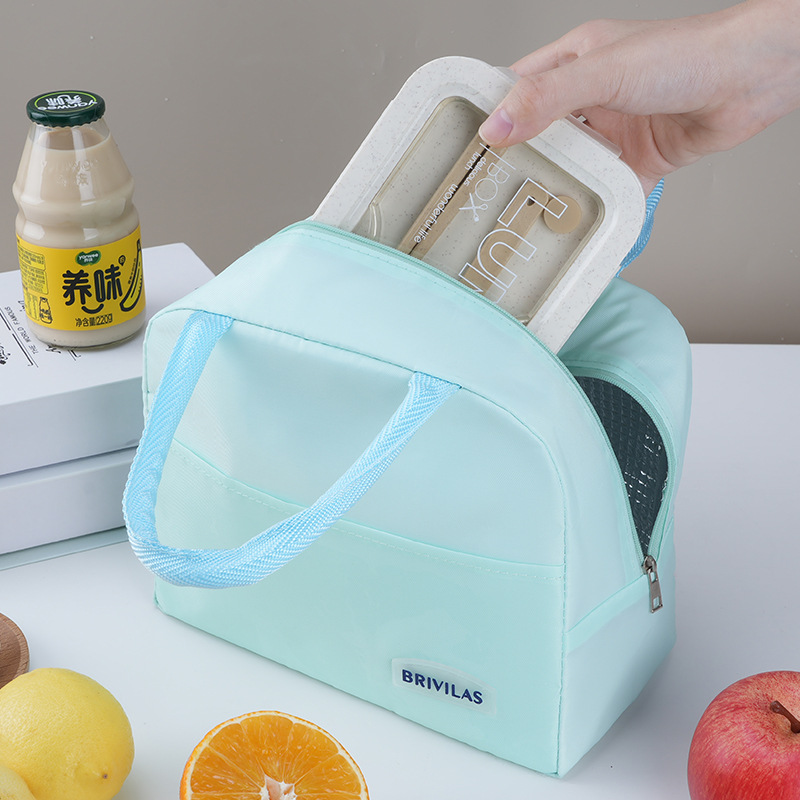 Bolsa de almuerzo portátil simple bolsa de aluminio bolsa de aislamiento térmico para llevar al trabajo bolsa de almuerzo bolsa de almuerzo bolsa de almuerzo de estudiantes bolsa de preservación de frescura