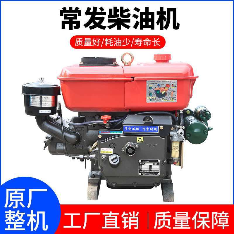 Changzhou Diesel Engine 175 176180 190Z12 Single-Cylinder Water-Cooled Diesel Engine 6-8 Horsepower
