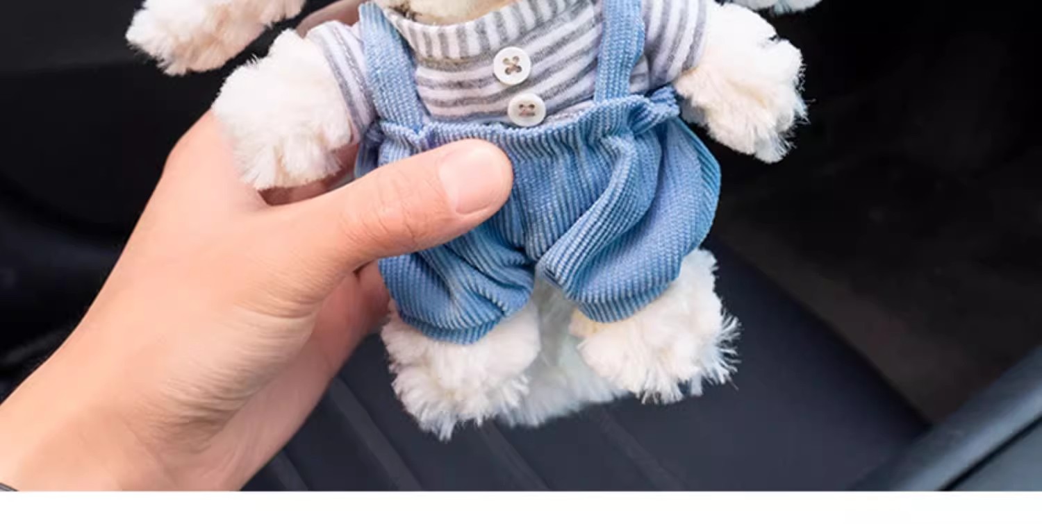 Fairy Rabbit Car Safety Belt Protective Cover Anti-Neck High-Level Girl's Cute Plush Doll Car Shoulder Cover