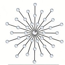 跨境高级感简约客厅铁艺金属挂钟墙壁装饰钟表挂墙时钟静音壁钟厂