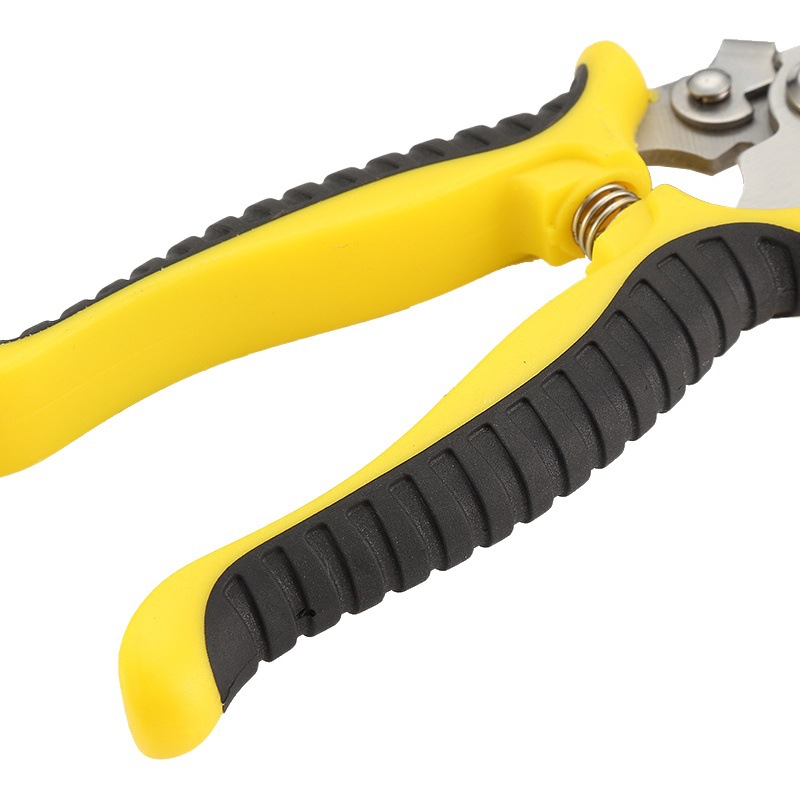 Tijeras de poda de rama de acero inoxidable recogiendo fruta flor y tijeras de madera jardín árbol frutal flor rama injerto jardinería tijeras herramientas