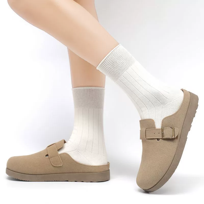 Женские полуторные туфли Birkenstock для женщин 2025 новые Doudou Лоферы плоская подошва нескользящая мягкая подошва женская обувь