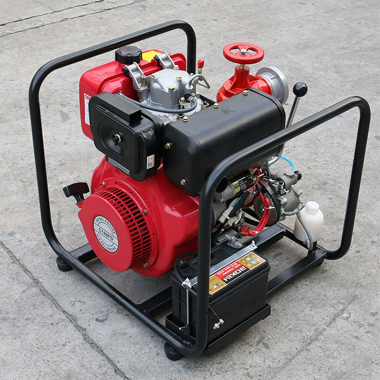 Лесная помощь в случае стихийных бедствий, BJ9-C дизельный насос многофункциональный мобильный пожарный с высоким напоем, четырехтактный ручной насос