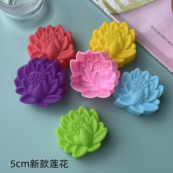 5cm new flower flower type silicone mold New style cake jelly cloth…