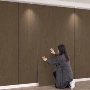 自粘卧室木纹翻新墙纸