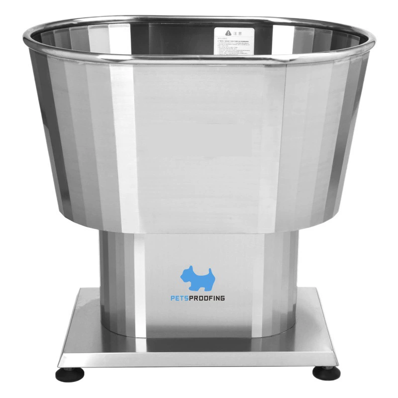 Ванна для собак из нержавеющей стали, универсальная для мытья собак и кошек (для крупных, средних и мелких пород), утолщенная