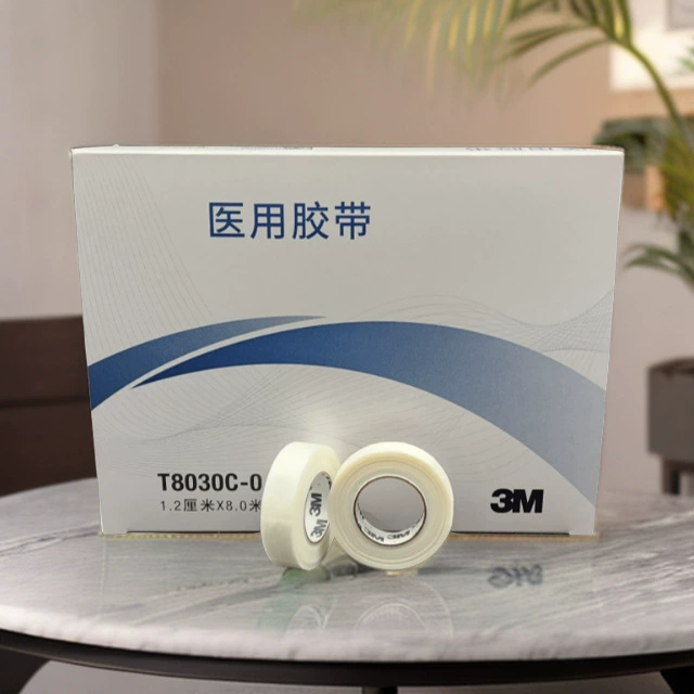Дышащая лента 3M T8030C-0 1,2 см * 8 м Нетканая лента Инфузионная лента T8030C-1