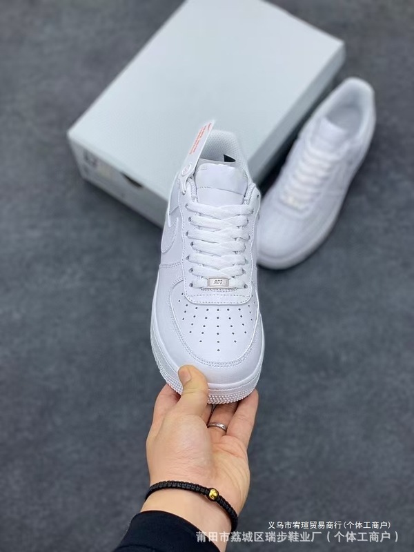 純正オリジナル AF1 エアフォースワン cw228 純白スニーカー、男女兼用、万能白靴、牛革スポーツシューズ|undefined