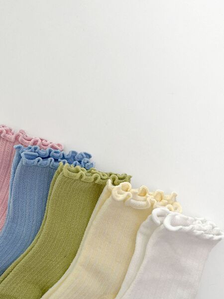 Thin children's summer knee socks