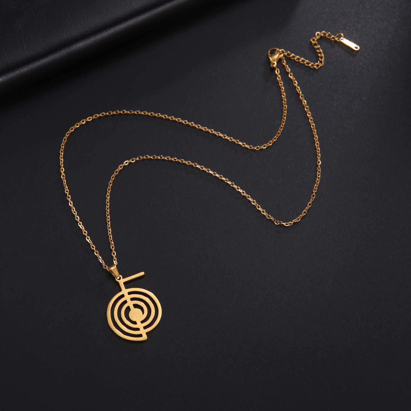 Geometric Spiral Pendant 3