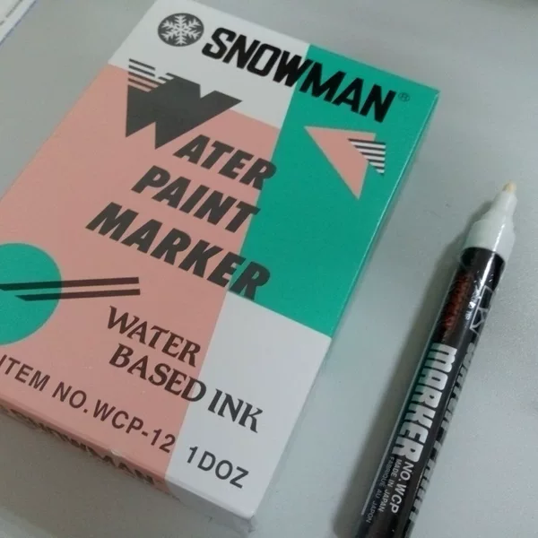 Snowman WCP-12 Japanese Poster Water-based Advertising Pen Graffiti Pen Water-based Marker Pen Water-based Paint Pen