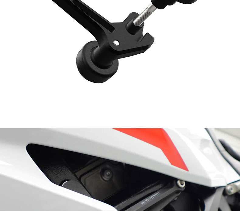 Suitable for Bmw S1000Rr 25-26 Model Year Modification Parts, Motorcycle Body Protection Anti-Fall Bars, Anti-Fall Balls, Anti-Fall Rubber