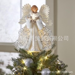 越境新品樹脂工芸発光白衣天使魔法棒天使樹脂工芸と布芸工芸の結合