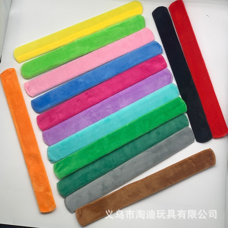 Cartoon plush ring bracelet fabric fashion couple bracelet ladies children's wrist decorations manufacturers wholesale