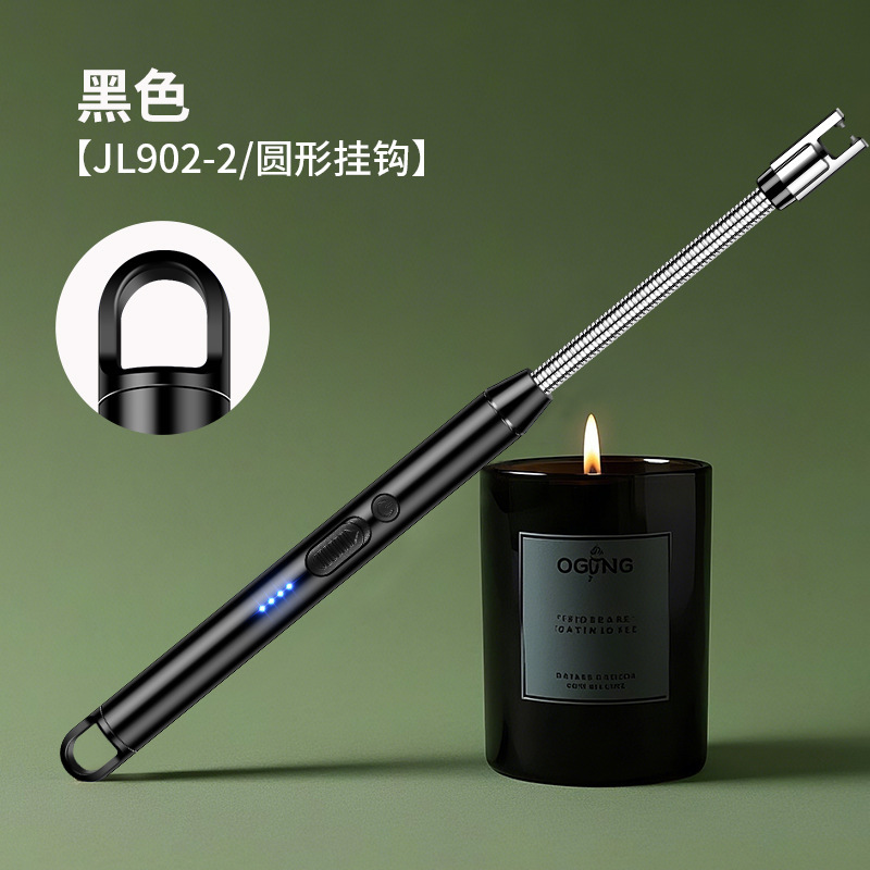 Encendedor de cocina recargable tipo C con carcasa de plástico nueva, encendedor electrónico de gas extendido, pistola de encendido, barra de encendido para uso doméstico