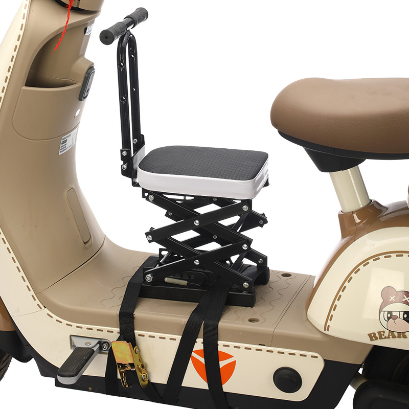 Electric motorcycle scooter electric motorcycle child seat front baby safety child sitting chair battery car stool