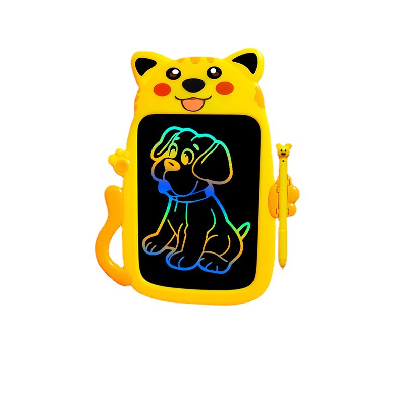 厂家直供8.5寸液晶画板 儿童绘画手写涂鸦留言卡通LCD彩色写字板