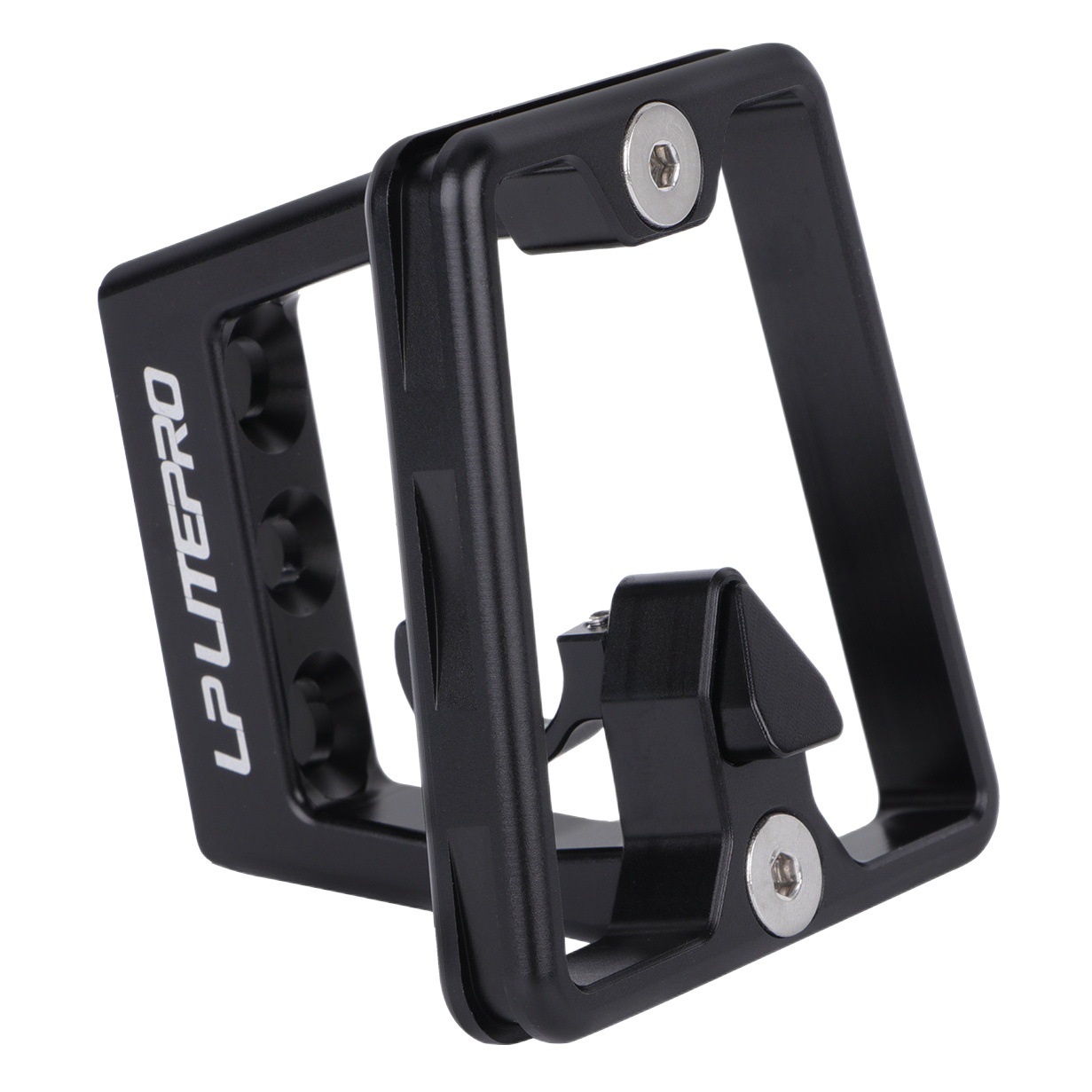 Adecuado para el coche plegable de tela pequeña línea grande soporte de Nariz de cerdo 3 agujeros aleación de aluminio estante delantero asiento delantero portador