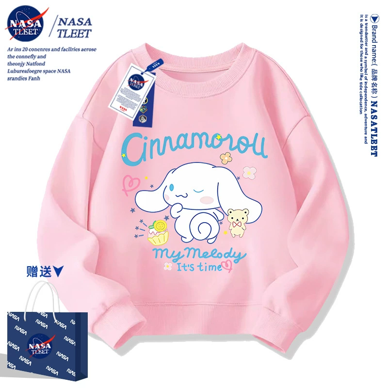 NASA совместимый новый мультяшный стиль студент верхняя одежда осень-зима милый песик Cinnamon dog Cinnamoroll толстовка