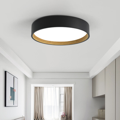 LED吸顶灯 现代简约家用大气客厅灯 圆形卧室书房客房亚克力灯具