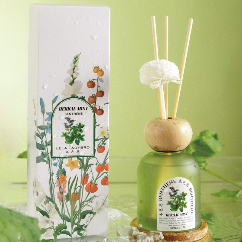 Chengdu Natural Green Grass Mint Aromatherapy for Home Use, High-End Long-Lasting Fragrance, Plant-Based Flameless Aromatherapy Wholesale Chengdu Natural Green Grass Mint Aromatherapy for Home Use, High-End Long-Lasting Fragrance, Plant-Based Flameless Aromatherapy Wholesale