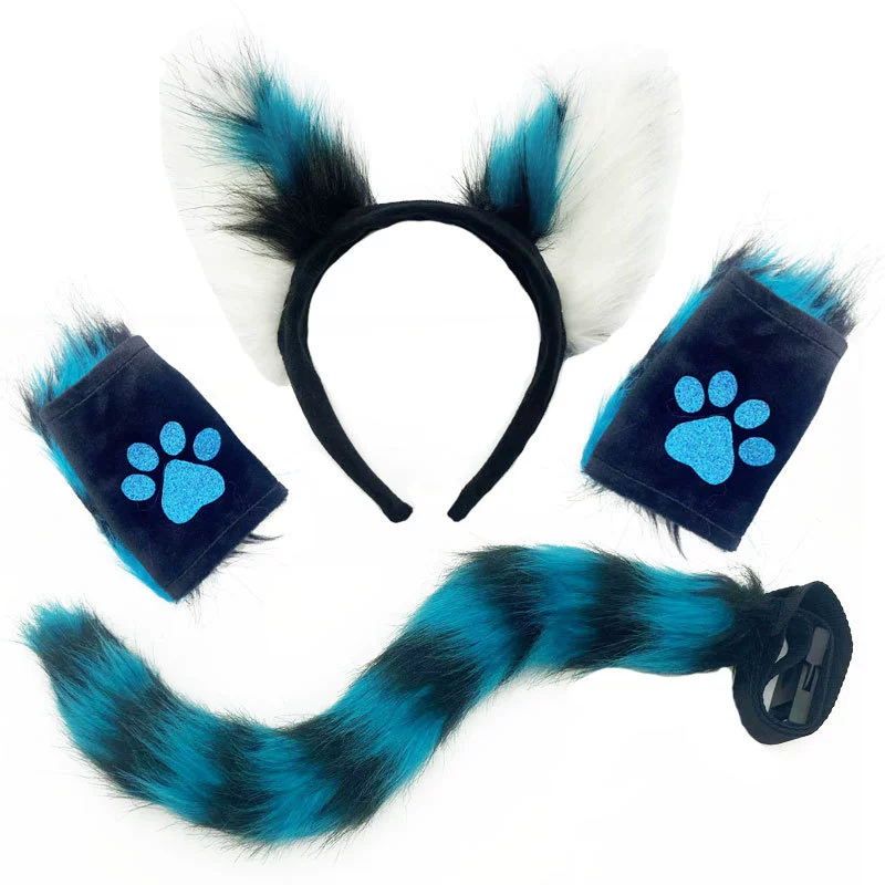 Gloves, synthesized set for children and adults, suit, halloween, cosplay
