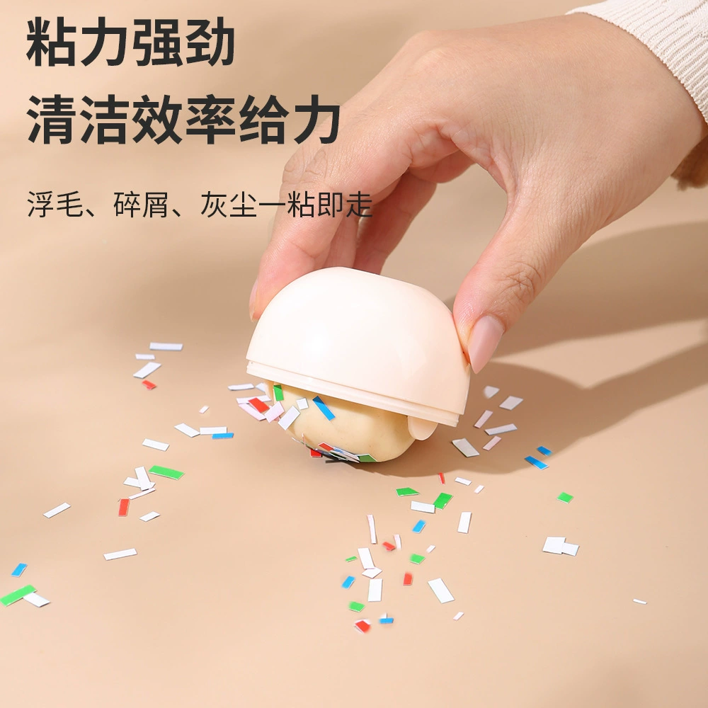Unique new egg-shaped sticky hair remover powerful dust removal square portable sticky hair scraper washable