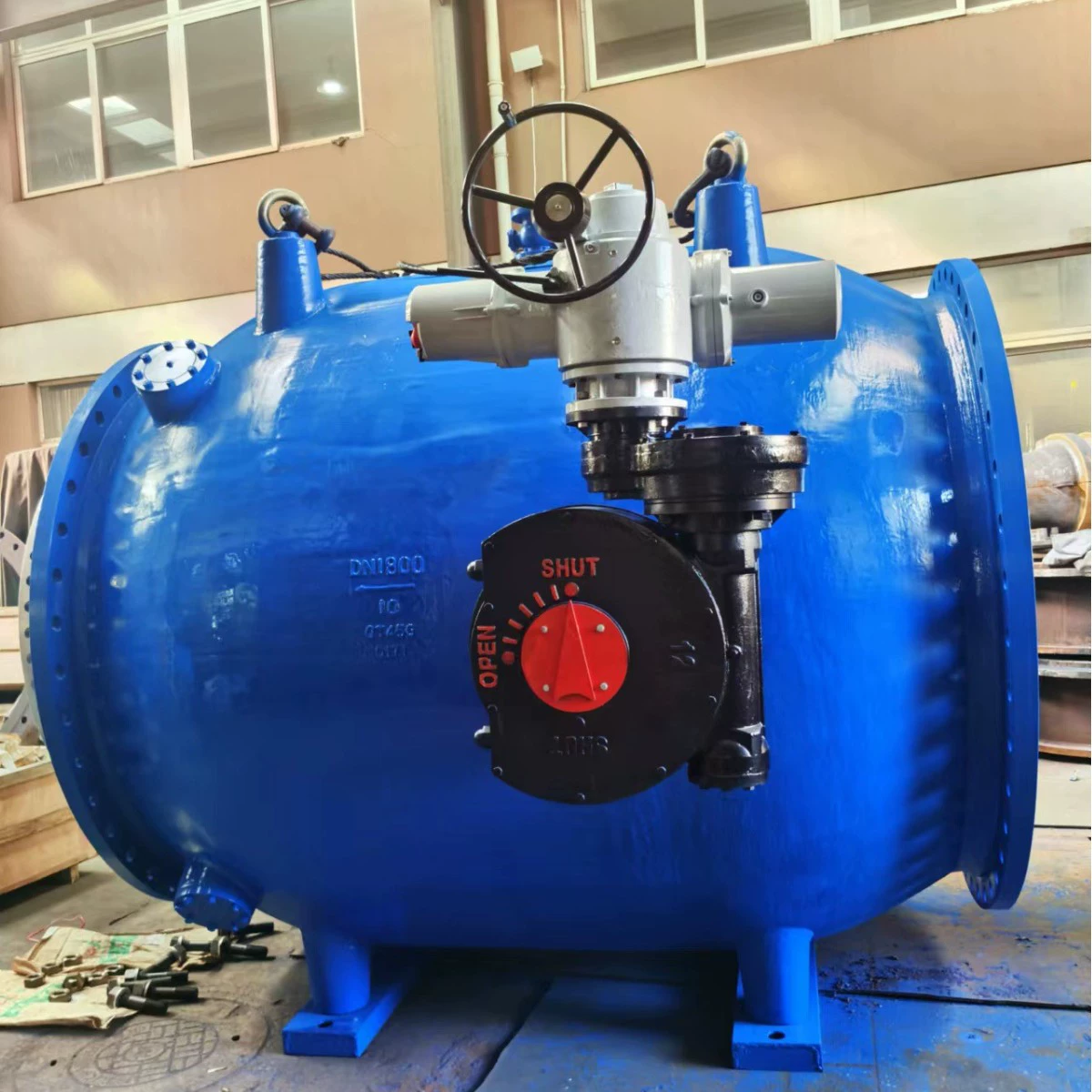 Производитель поставляет электрический клапан регулирования давления большого диаметра с интеллектуальной электрической установкой безинвазии Shanghai Freud.