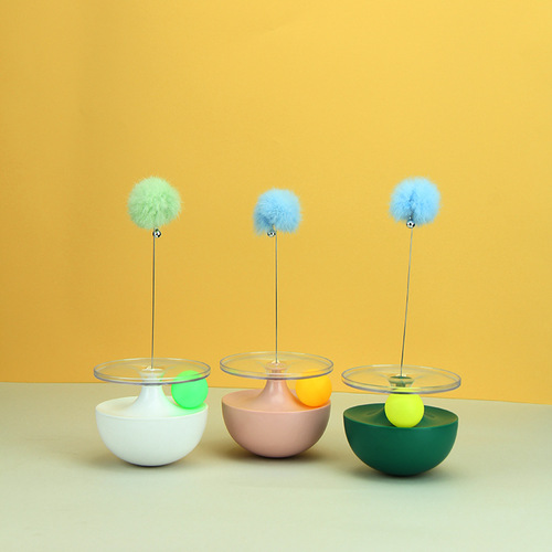 One piece drop shipping cat toy cat stick wholesale cat toy hair ball bell bite resistant tumbler pet supplies