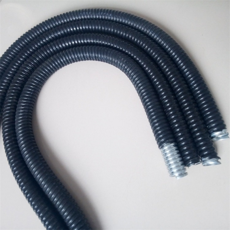 宝鸡福莱通福莱通不锈钢包塑软管供应 pvc披覆穿线蛇皮管Φ20