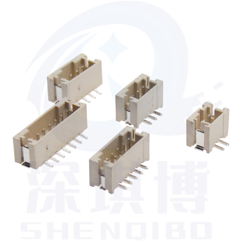 优质PH2.0mm间距立/卧式贴片连接器 SMT耐高温LCP编带装2~10P