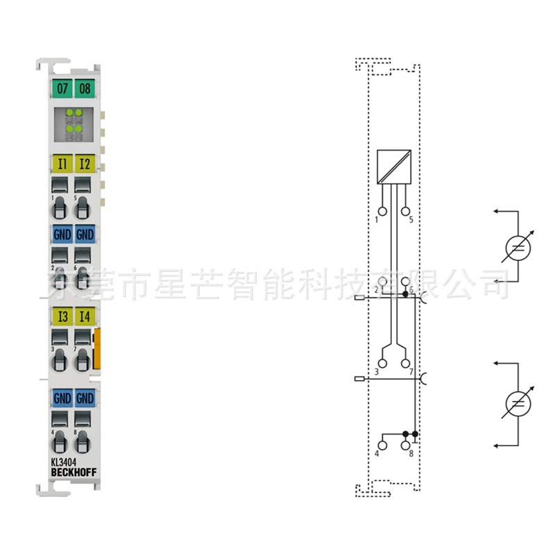 倍福KL3404总线端子模块德国BECKHOFFKL全新原装现货议价现货速发