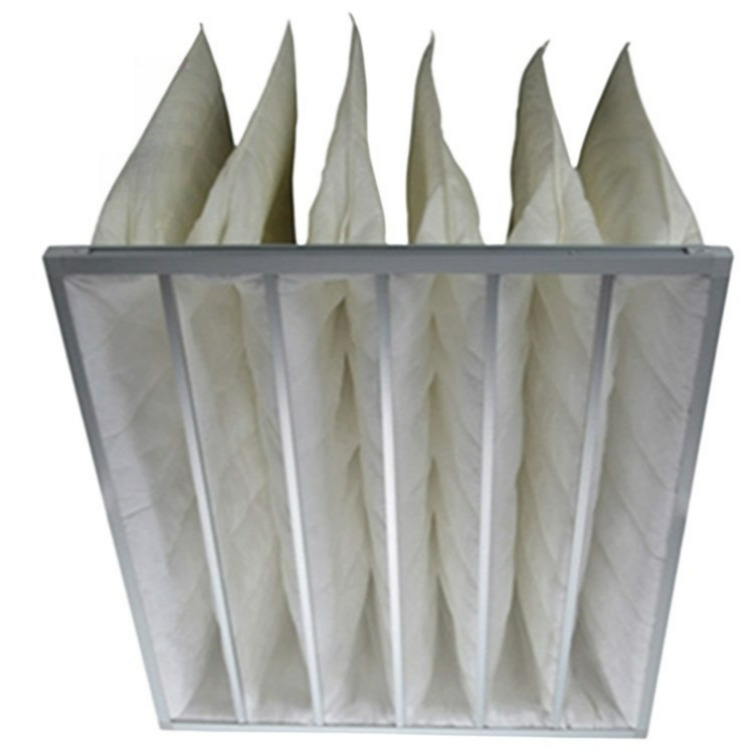 厂家直供 F9中效袋式过滤器 活性炭空气滤网 不锈钢袋式过滤器