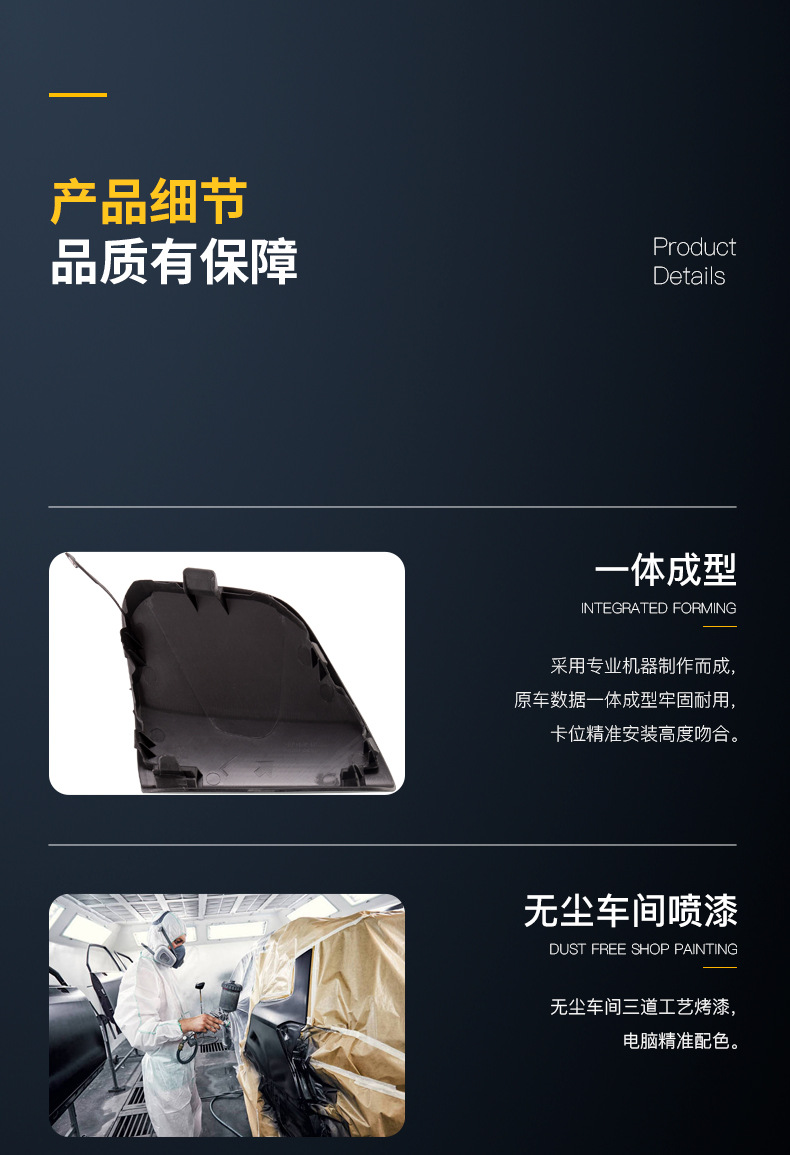 Weilanda New Energy Vehicle Tow Cover, Front Bumper Tow Hole Cover, Left and Right Side Tow Hook Cover Plate, Towing Cover