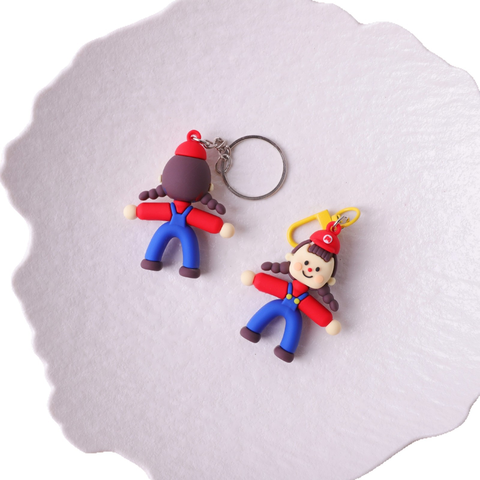 Nuevo colgante de bolso de niña dividida y niña de varias niñas, llavero de sentido avanzado, lindo bolso de regalo creativo, accesorios colgantes image 6