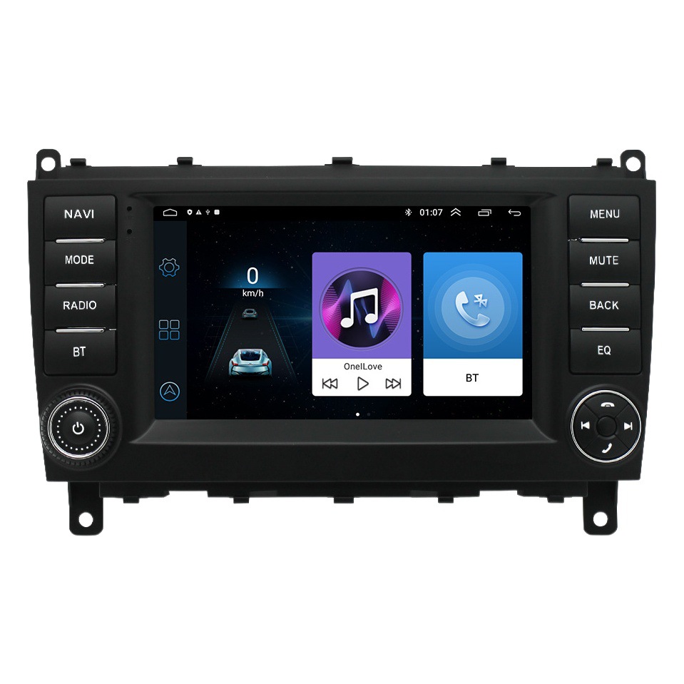Aplicable a 04-07 Mercedes-Benz C-Class W203 navegación Android MP5 reproductor GPS imagen de inversión máquina todo en uno