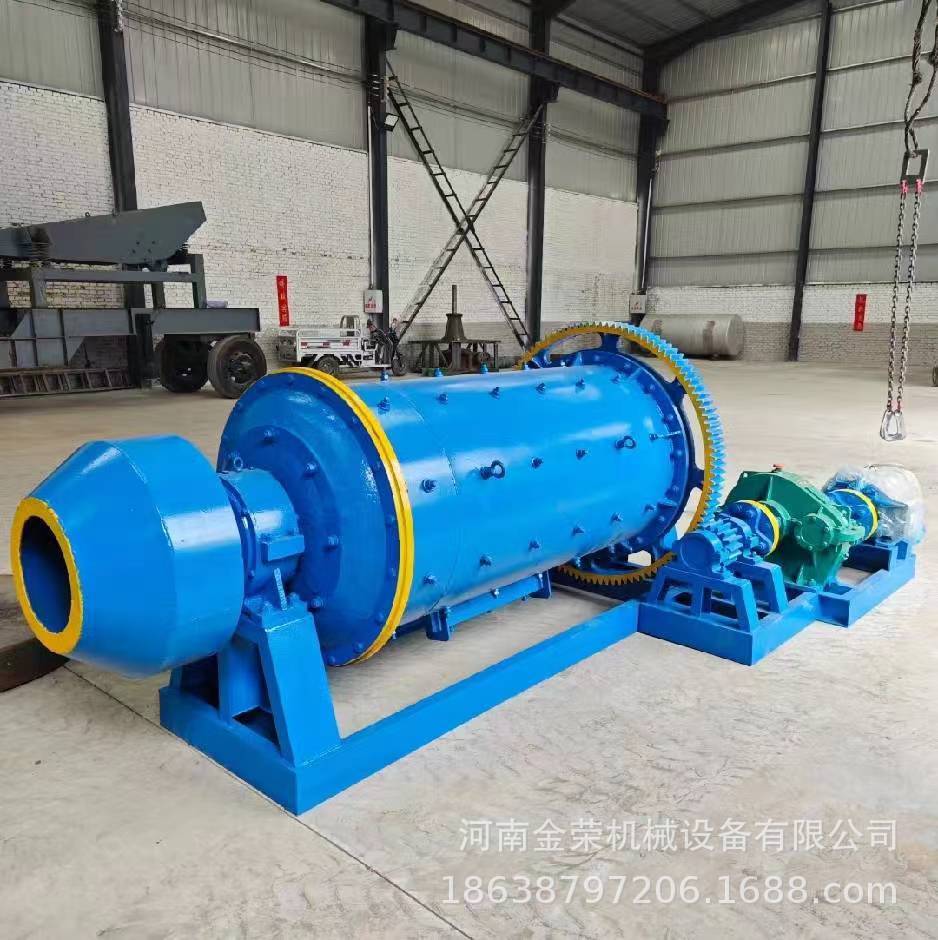 矿山选矿设备卧式溢流型918球磨机小型湿式金矿磨粉机浮选前磨矿