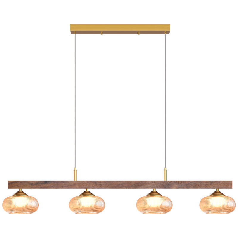 American Spectrum Bar Atmosphere Mesa de comedor madera sólida sensación de protección de los ojos luces avanzadas restaurantes antiguos toda la lámpara retro medieval
